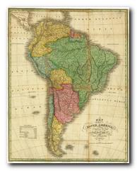 Map of South America