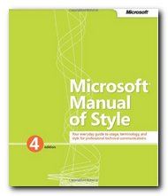 Microsoft Manual of Style