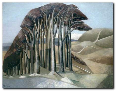 Paul Nash - Wood on the Downs