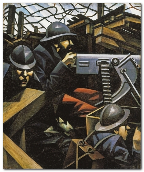 Richard Nevinson - La Mitrailleuse